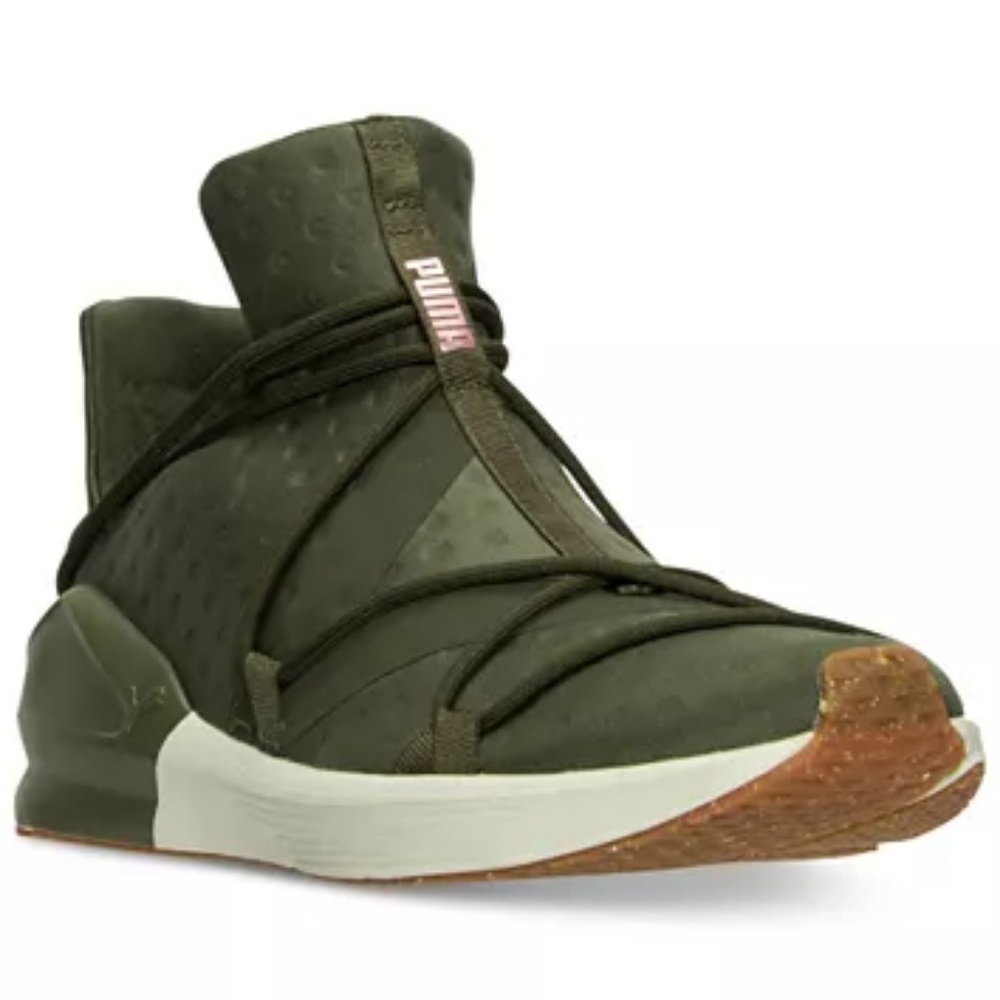 Puma Fierce Rope Velvet Olive Green 7W *LIKE NEW*